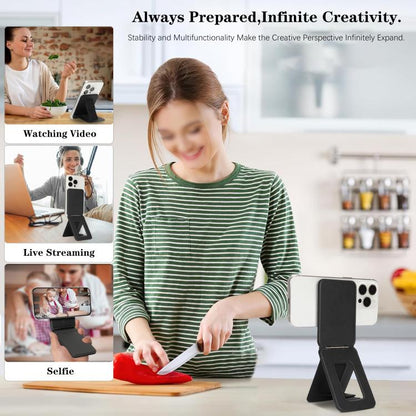 Magnetic MagSafe Tripod Holder(Black) - Desktop Holder by buy2fix | Online Shopping UK | buy2fix