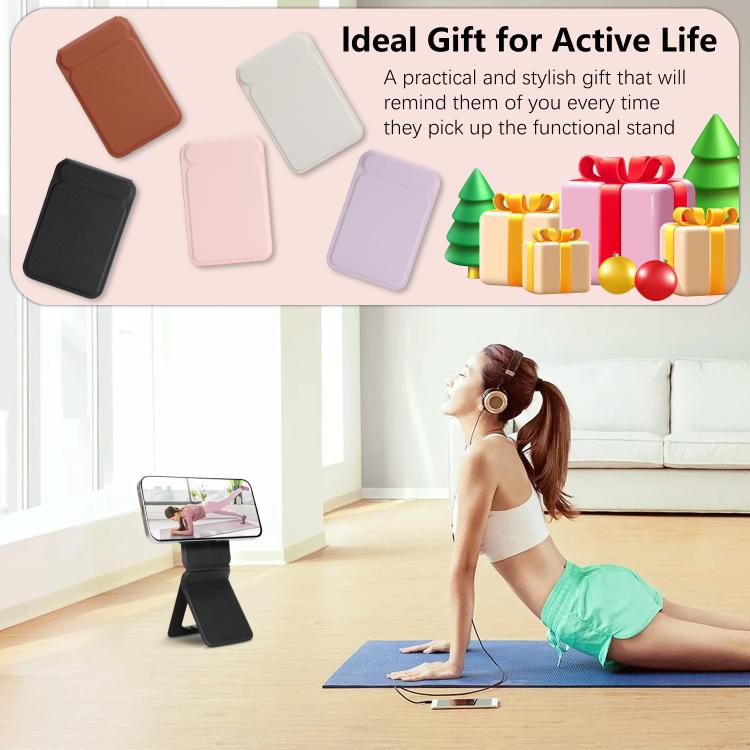 Magnetic MagSafe Tripod Holder(Black) - Desktop Holder by buy2fix | Online Shopping UK | buy2fix