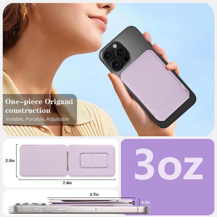 Magnetic MagSafe Tripod Holder(Purple) - Desktop Holder by buy2fix | Online Shopping UK | buy2fix