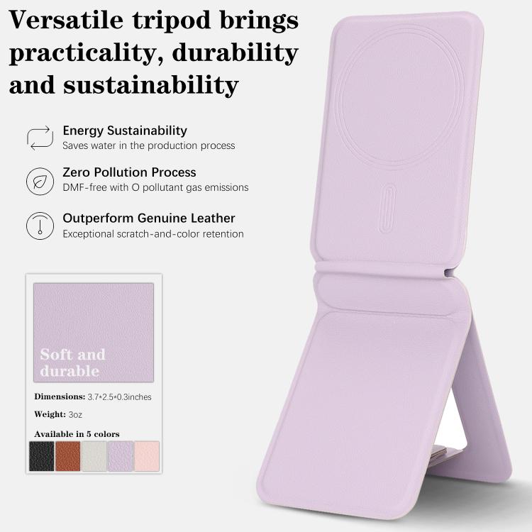 Magnetic MagSafe Tripod Holder(Purple) - Desktop Holder by buy2fix | Online Shopping UK | buy2fix