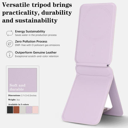 Magnetic MagSafe Tripod Holder(Purple) - Desktop Holder by buy2fix | Online Shopping UK | buy2fix