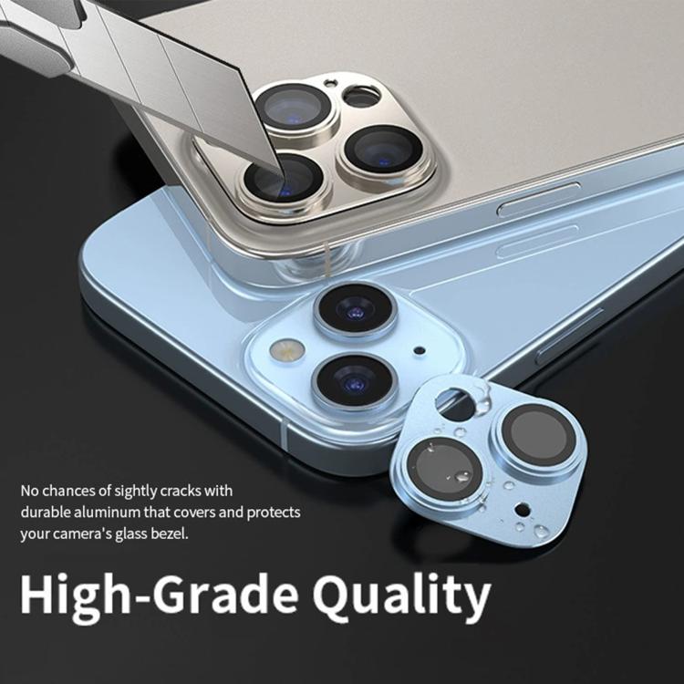 For iPhone 16 Pro Kalebol Precise Alignment Stepped Eagle Eye Metal Lens Film(Black) - iPhone 16 Pro Tempered Glass by Kalebol | Online Shopping UK | buy2fix