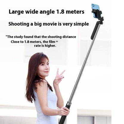 P190 Portable Retractable Four-Legged Stand Phone Stand Selfie Stick with Bluetooth Remote Control - Selfie Sticks by buy2fix | Online Shopping UK | buy2fix