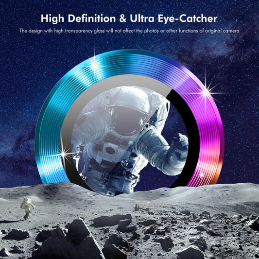 For iPhone 17 Pro / 17 Pro Max ENKAY 9H Rear Lens Aluminium Alloy Tempered Glass Film(Dark Purple) - iPhone 17 Pro Max Tempered Glass by ENKAY | Online Shopping UK | buy2fix