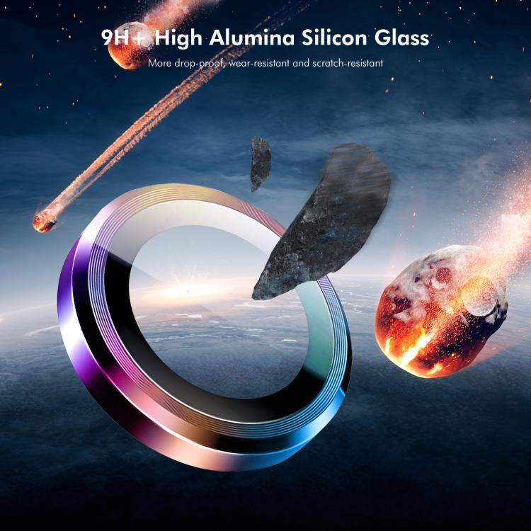 For iPhone Air ENKAY 9H Rear Lens Aluminium Alloy Tempered Glass Film(Titanium Blue) - iPhone Air Tempered Glass by ENKAY | Online Shopping UK | buy2fix