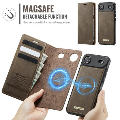 For iPhone Air CaseMe C49 MagSafe RFID Blocking Detachable Wallet Leather Phone Case(Coffee) - iPhone Air Cases by CaseMe | Online Shopping UK | buy2fix