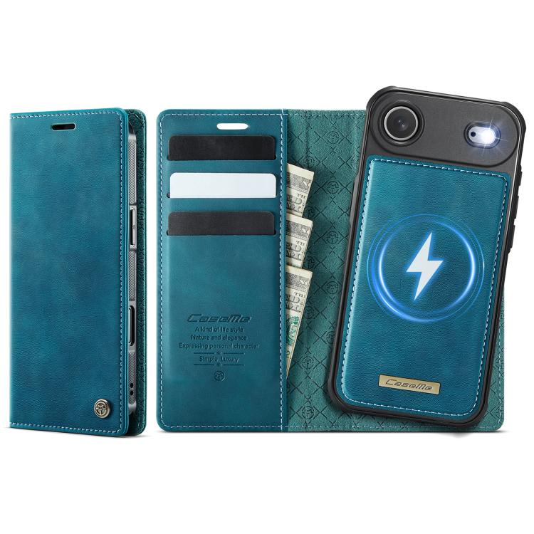 For iPhone Air CaseMe C49 MagSafe RFID Blocking Detachable Wallet Leather Phone Case(Green) - iPhone Air Cases by CaseMe | Online Shopping UK | buy2fix