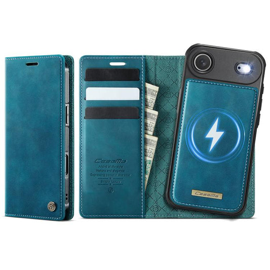 For iPhone Air CaseMe C49 MagSafe RFID Blocking Detachable Wallet Leather Phone Case(Green) - iPhone Air Cases by CaseMe | Online Shopping UK | buy2fix