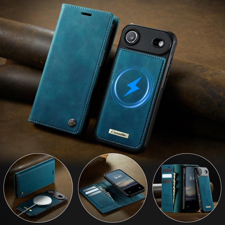 For iPhone Air CaseMe C49 MagSafe RFID Blocking Detachable Wallet Leather Phone Case(Green) - iPhone Air Cases by CaseMe | Online Shopping UK | buy2fix