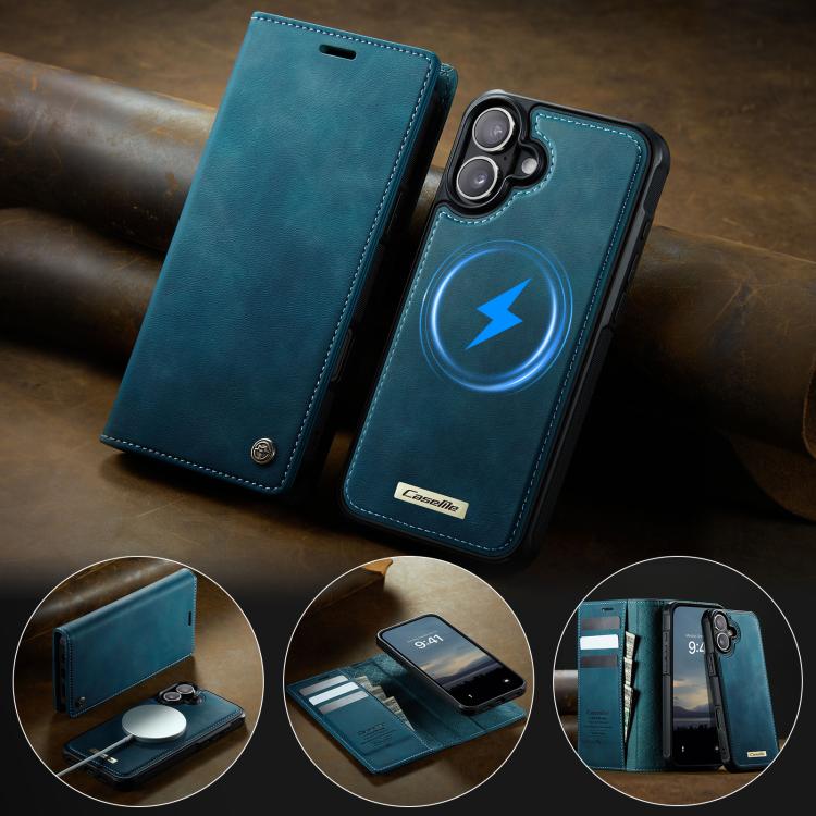 For iPhone 17 CaseMe C49 MagSafe RFID Blocking Detachable Wallet Leather Phone Case(Green) - iPhone 17 Cases by CaseMe | Online Shopping UK | buy2fix