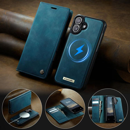 For iPhone 17 CaseMe C49 MagSafe RFID Blocking Detachable Wallet Leather Phone Case(Green) - iPhone 17 Cases by CaseMe | Online Shopping UK | buy2fix