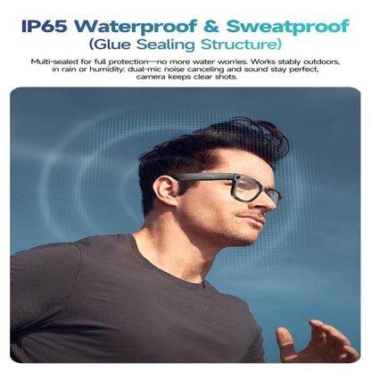 W610 Smart Glasses, Support AI Photo Recognition / AI Smart Translation / Bluetooth Call(Black) - Smart Glasses by buy2fix | Online Shopping UK | buy2fix