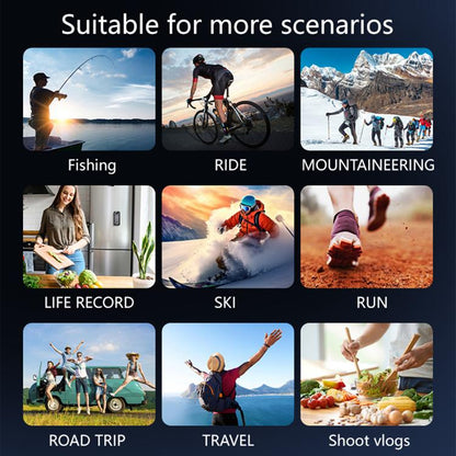 1080P Ultra-HD Clip Pocket Vlog Camera WiFi Portable Video Recorder Camera(Black) - Sports Camera by buy2fix | Online Shopping UK | buy2fix