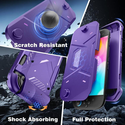 For Nintendo Switch 2 Game Console Mecha Style TPU Protective Case(Purple) - Cases by buy2fix | Online Shopping UK | buy2fix