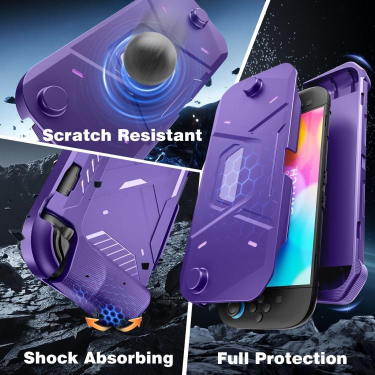 For Nintendo Switch 2 Game Console Mecha Style TPU Protective Case(Black) - Cases by buy2fix | Online Shopping UK | buy2fix