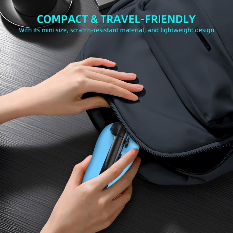 For Nintendo Switch 2  Mini Portable Handle Turns To A Mouse In Seconds(Orange Blue) - Gamepads by buy2fix | Online Shopping UK | buy2fix