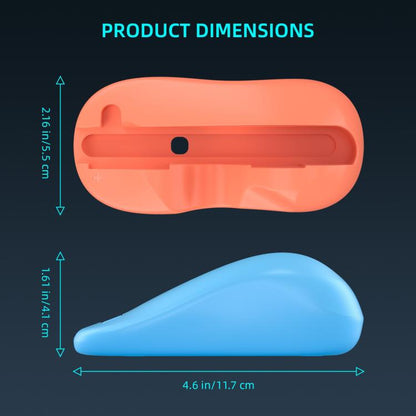 For Nintendo Switch 2  Mini Portable Handle Turns To A Mouse In Seconds(Orange Blue) - Gamepads by buy2fix | Online Shopping UK | buy2fix