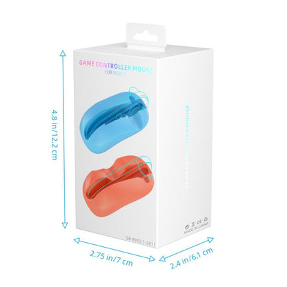 For Nintendo Switch 2  Mini Portable Handle Turns To A Mouse In Seconds(Orange Blue) - Gamepads by buy2fix | Online Shopping UK | buy2fix