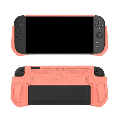 For Nintendo Switch 2 Gaming Handheld TPU Protective Case(Orange) - Cases by buy2fix | Online Shopping UK | buy2fix