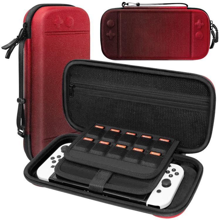 For Nintendo Switch 2 Portable Game Console Hard Case Storage Protective Bag(Black Red Gradient) - Bags by buy2fix | Online Shopping UK | buy2fix
