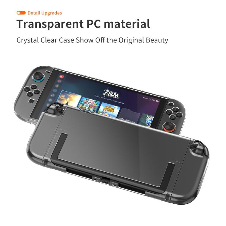 For Nintendo Switch 2  Game Console Split Full Cover Transparent PC Protective Case - Cases by buy2fix | Online Shopping UK | buy2fix