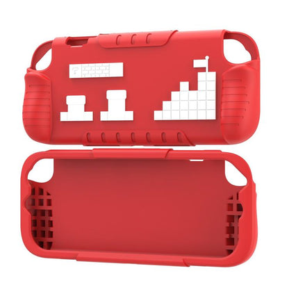 For Nintendo Switch 2 Game Console Anti-Slip And Anti-Drop Liquid Silicone Protective Case(Red White) - Cases by buy2fix | Online Shopping UK | buy2fix