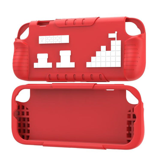 For Nintendo Switch 2 Game Console Anti-Slip And Anti-Drop Liquid Silicone Protective Case(Red White)