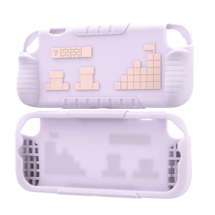 For Nintendo Switch 2 Game Console Anti-Slip And Anti-Drop Liquid Silicone Protective Case(Pink Purple) - Cases by buy2fix | Online Shopping UK | buy2fix