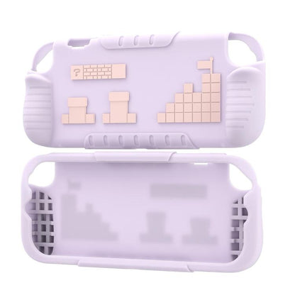 For Nintendo Switch 2 Game Console Anti-Slip And Anti-Drop Liquid Silicone Protective Case(Pink Purple) - Cases by buy2fix | Online Shopping UK | buy2fix