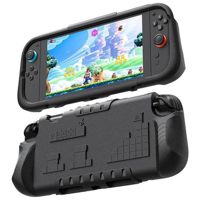 For Nintendo Switch 2 Game Console Anti-Slip And Anti-Drop Liquid EVA Protective Case(Black) - Cases by buy2fix | Online Shopping UK | buy2fix