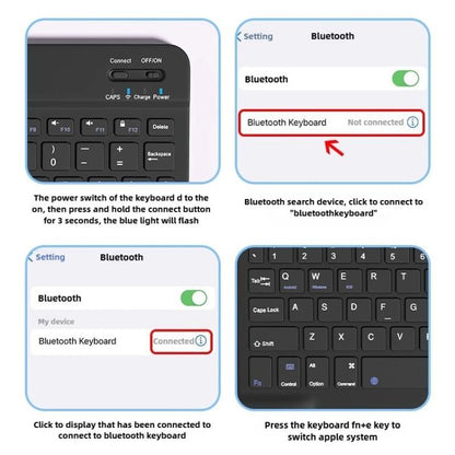 For iPad Air 2022 / 2020 10.9 Bluetooth Keyboard Silicone Leather Tablet Case with Pen Slot(Dark Night Green) - For iPad Air by buy2fix | Online Shopping UK | buy2fix