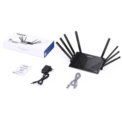 WAVLINK WN536AX6 For Gaming High Speed Dual Band MESH AP Repeater AX6000 WiFi 6 Router, Plug:UK Plug - Wireless Routers by WAVLINK | Online Shopping UK | buy2fix