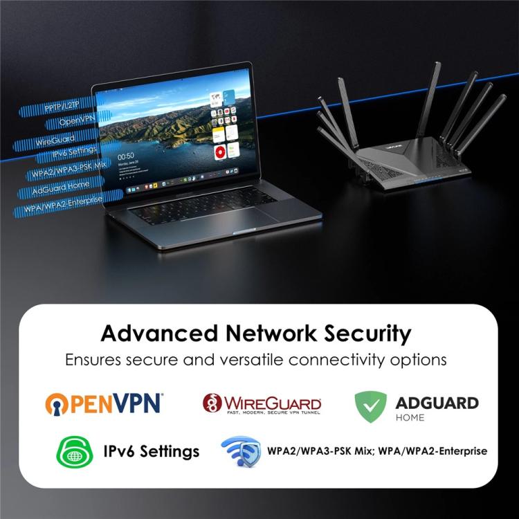 WAVLINK WN536AX6 For Gaming High Speed Dual Band MESH AP Repeater AX6000 WiFi 6 Router, Plug:EU Plug - Wireless Routers by WAVLINK | Online Shopping UK | buy2fix