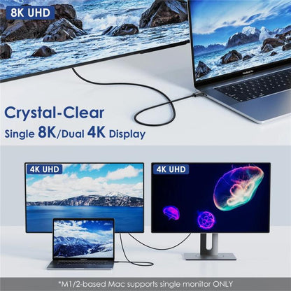 WAVLINK T4C7P USB-C / Type-C to Type-C 40Gbps Thunderbolt 4 Data Cable - USB-C & Type-C Cable by WAVLINK | Online Shopping UK | buy2fix