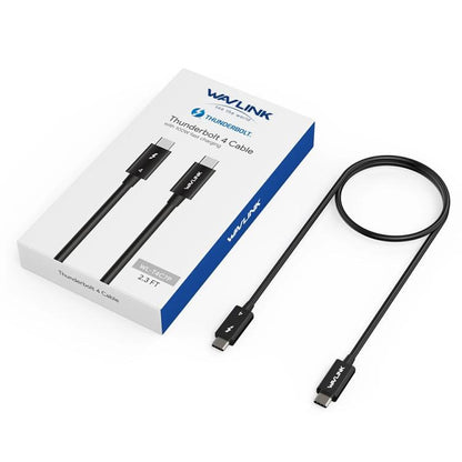 WAVLINK T4C7P USB-C / Type-C to Type-C 40Gbps Thunderbolt 4 Data Cable - USB-C & Type-C Cable by WAVLINK | Online Shopping UK | buy2fix