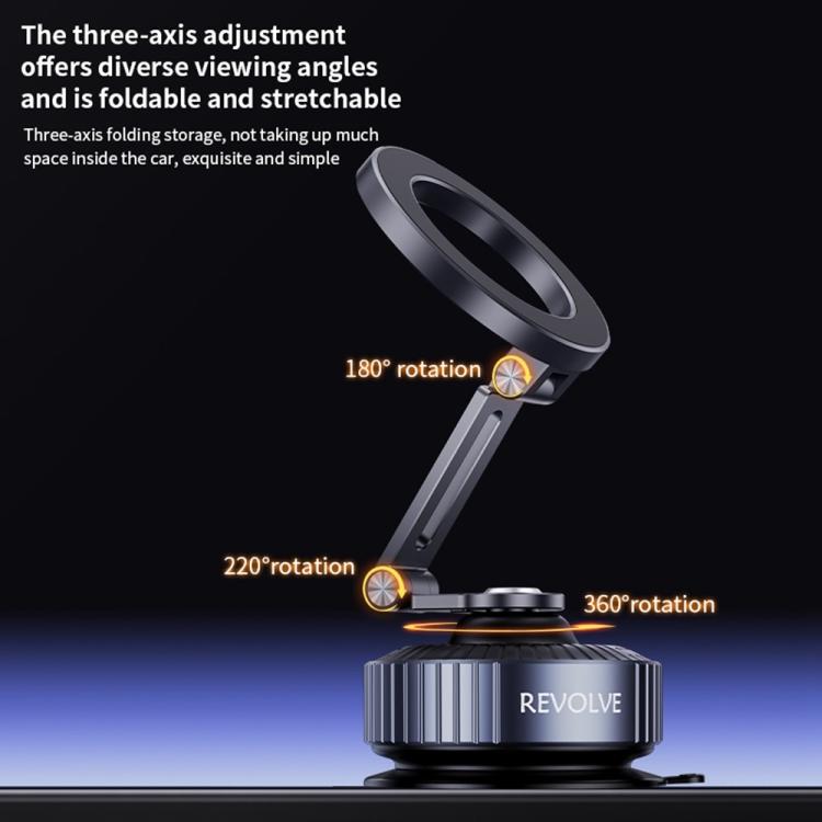 Z23 Dashboard 360 Degree Rotation Foldable Vacuum Suction Magnetic Car Cellphone Bracket - Universal Car Holders by buy2fix | Online Shopping UK | buy2fix