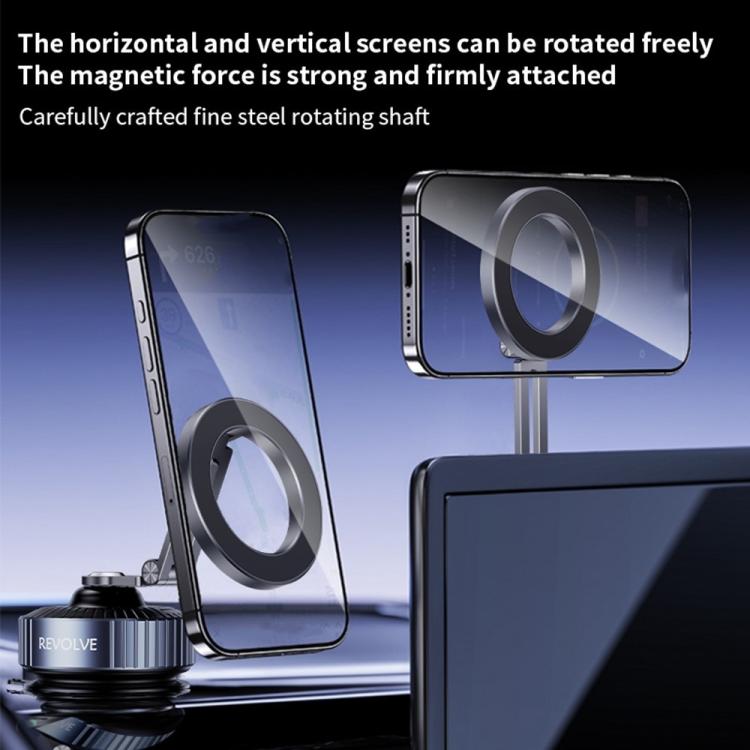 Z23 Dashboard 360 Degree Rotation Foldable Vacuum Suction Magnetic Car Cellphone Bracket - Universal Car Holders by buy2fix | Online Shopping UK | buy2fix