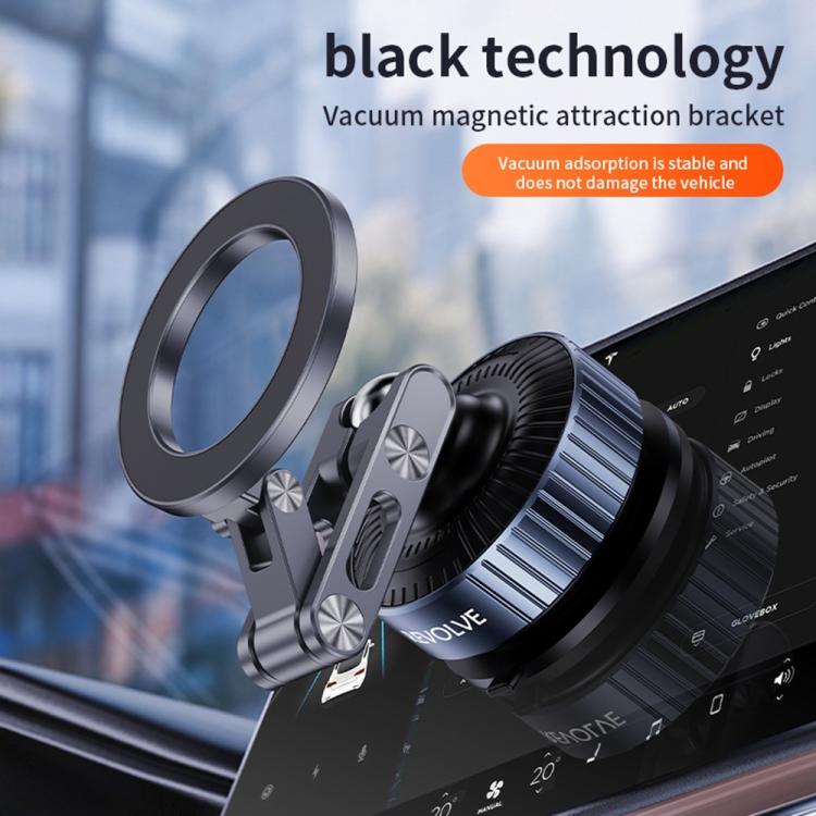 Z25 Vacuum Suction Magnetic Mount Bracket Foldable Car Phone Holder - Universal Car Holders by buy2fix | Online Shopping UK | buy2fix