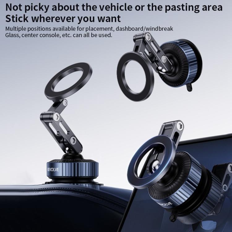 Z25 Vacuum Suction Magnetic Mount Bracket Foldable Car Phone Holder - Universal Car Holders by buy2fix | Online Shopping UK | buy2fix