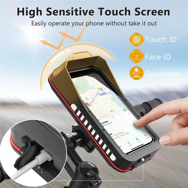 HL-176A Motorcycle Bicycle Handlebar Quick Release Shockproof Phone Holder - Holder by buy2fix | Online Shopping UK | buy2fix
