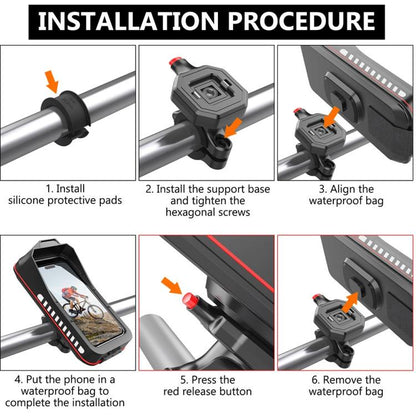 HL-176A Motorcycle Bicycle Handlebar Quick Release Shockproof Phone Holder - Holder by buy2fix | Online Shopping UK | buy2fix
