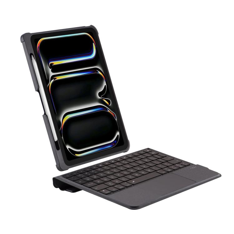 For iPad Air 13 2024 Magnetized Separation Of The Wonderful Control Keyboard Four Corners Of The Drop-Proof PU Protective Case - For iPad Air by buy2fix | Online Shopping UK | buy2fix