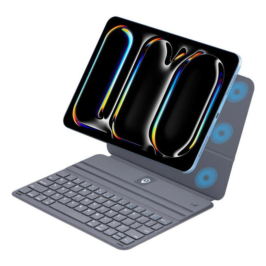 For iPad Pro 11 2024 Magnetic Keyboard Slim Protective Case - For iPad Pro by buy2fix | Online Shopping UK | buy2fix