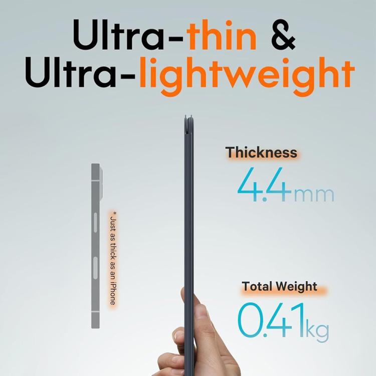 For iPad 2022 Magnetic Keyboard Slim Protective Case - Universal by buy2fix | Online Shopping UK | buy2fix