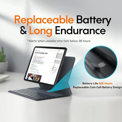 For iPad Air 2022 / 2020 10.9 Magnetic Keyboard Slim Protective Case - For iPad Air by buy2fix | Online Shopping UK | buy2fix