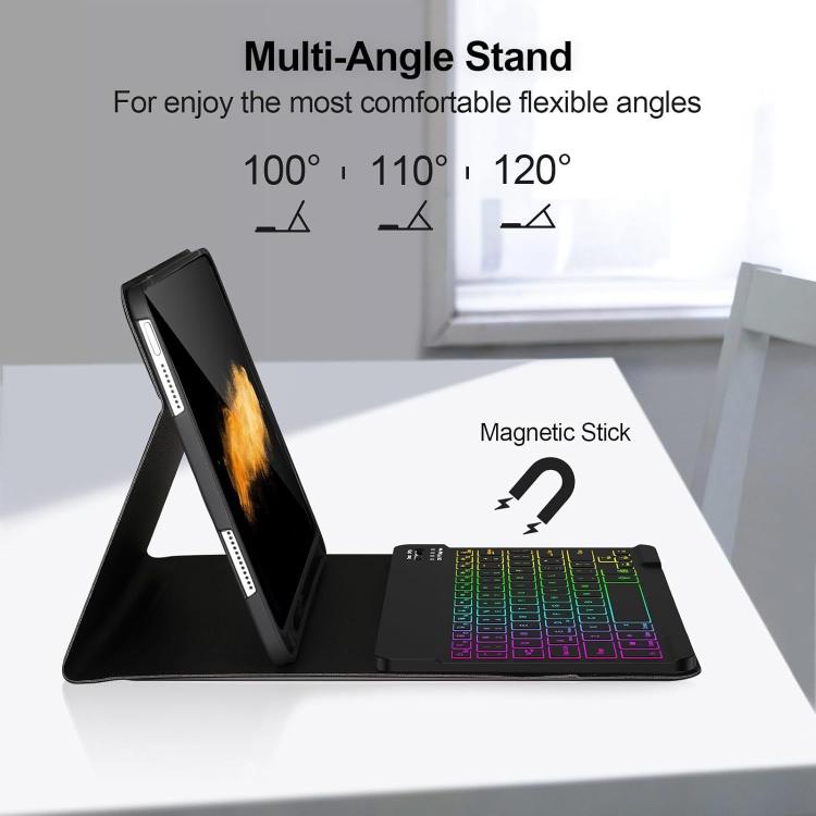 For iPad Air 11 2024 / 2025 Magnetic Bluetooth Color Keyboard Case(Sky Blue) - For iPad Air by buy2fix | Online Shopping UK | buy2fix