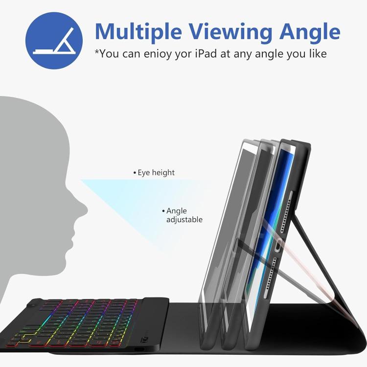 For iPad Air 11 2024 / 2025 Magnetic Bluetooth Color Keyboard Case(Tender Green) - For iPad Air by buy2fix | Online Shopping UK | buy2fix