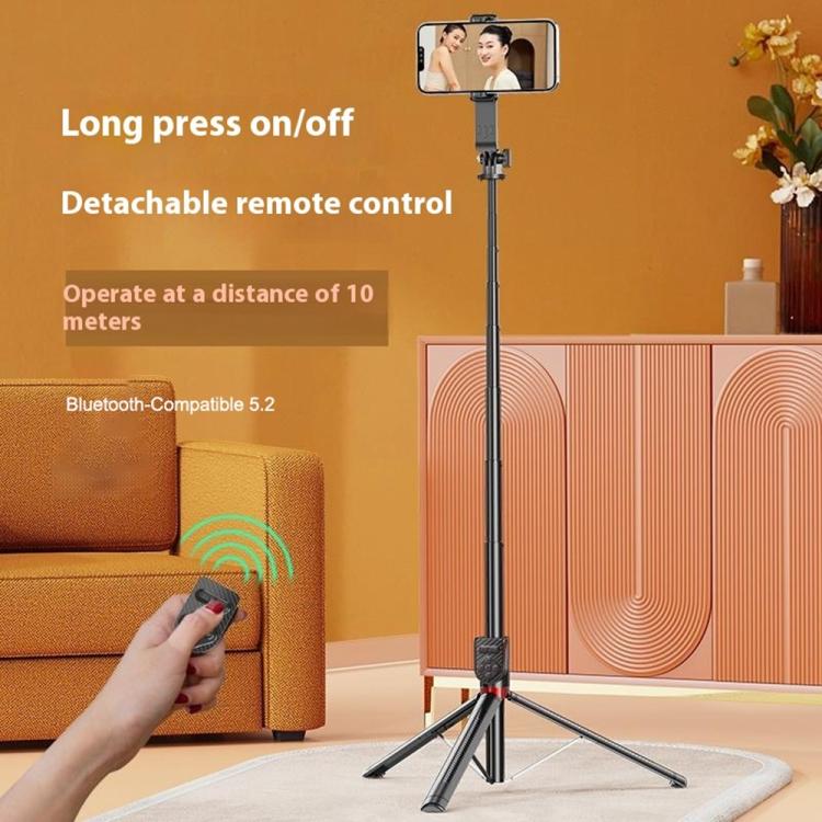 P100TK For Outdoor Photography Selfie Stick 360 Degree Rotation Anti Shake Phone Tripod Stand - Tripods by buy2fix | Online Shopping UK | buy2fix