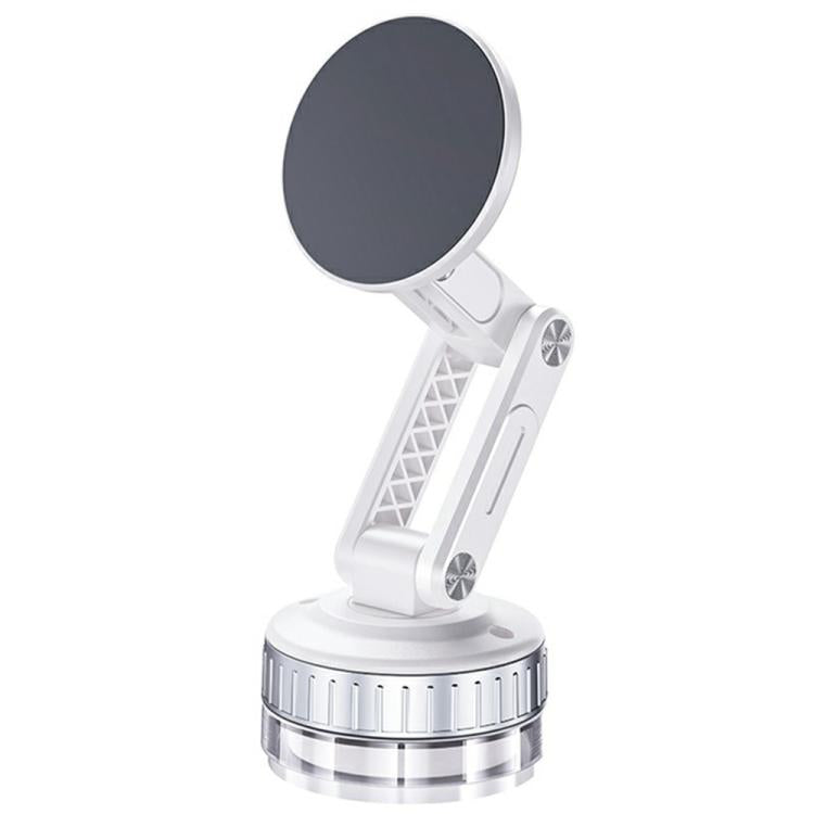 X51 Foldable Magnetic Cellphone Holder Car Dashboard Suction Cup Navigation Phone Holder(White) - Universal Car Holders by buy2fix | Online Shopping UK | buy2fix