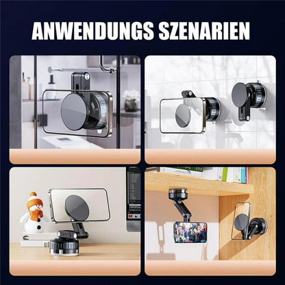 X51 Foldable Magnetic Cellphone Holder Car Dashboard Suction Cup Navigation Phone Holder(Black) - Universal Car Holders by buy2fix | Online Shopping UK | buy2fix